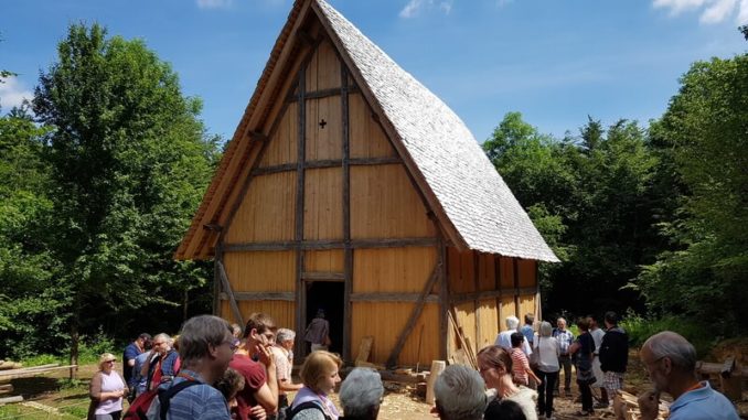 Campus Galli Meßkirch: fertiggestellte Kirche im Juni 2017